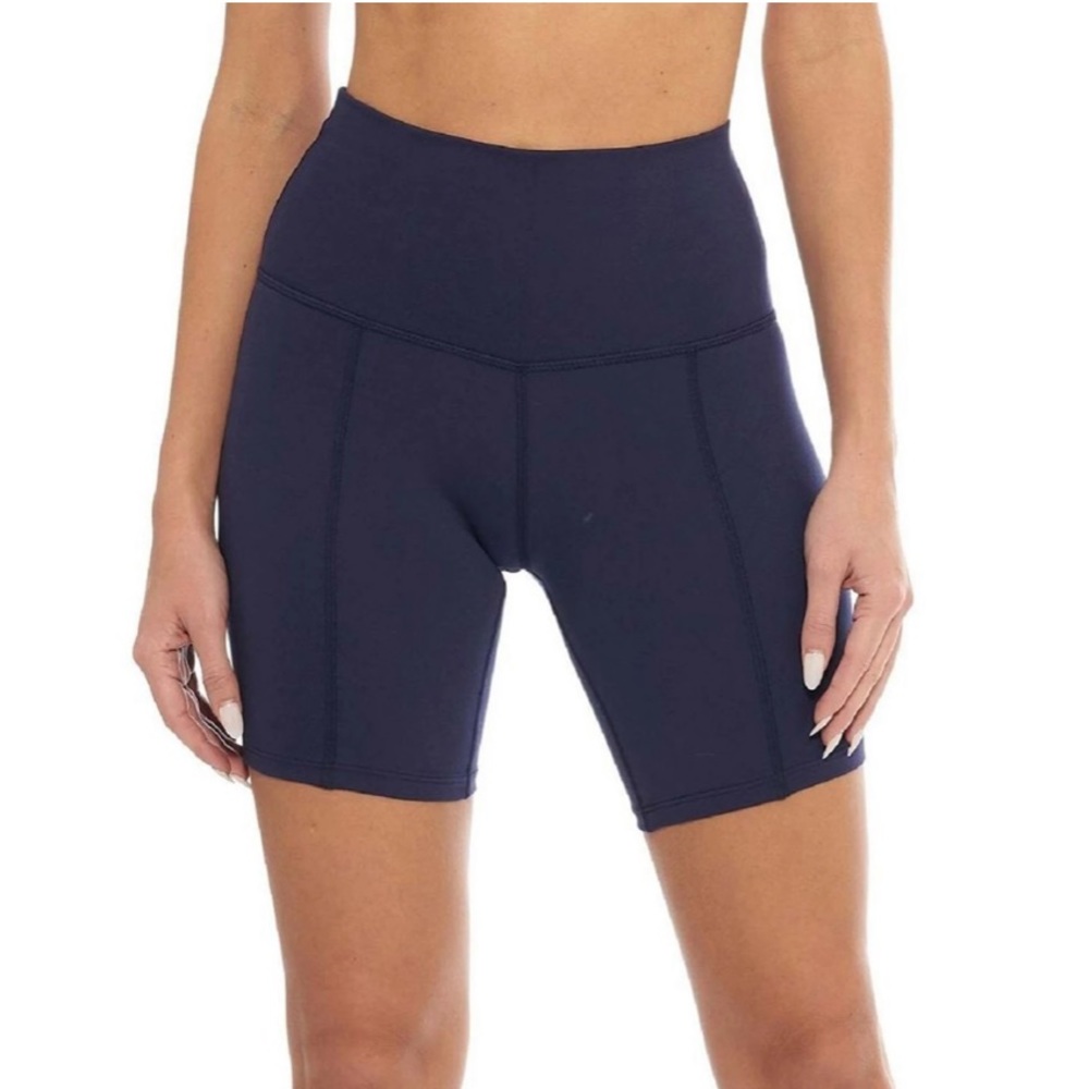 Morgan Stewart Sport Midnight Blue Biker Shorts